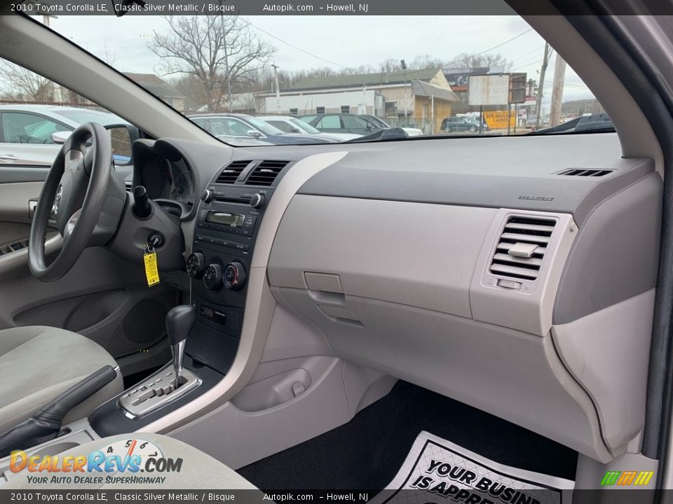 2010 Toyota Corolla LE Classic Silver Metallic / Bisque Photo #15