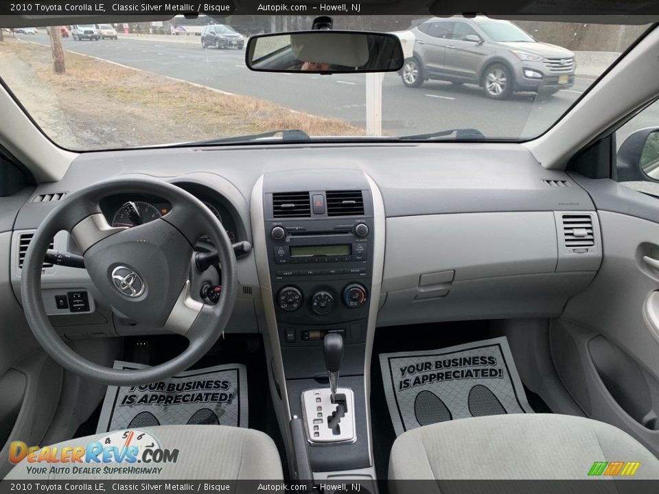 2010 Toyota Corolla LE Classic Silver Metallic / Bisque Photo #16