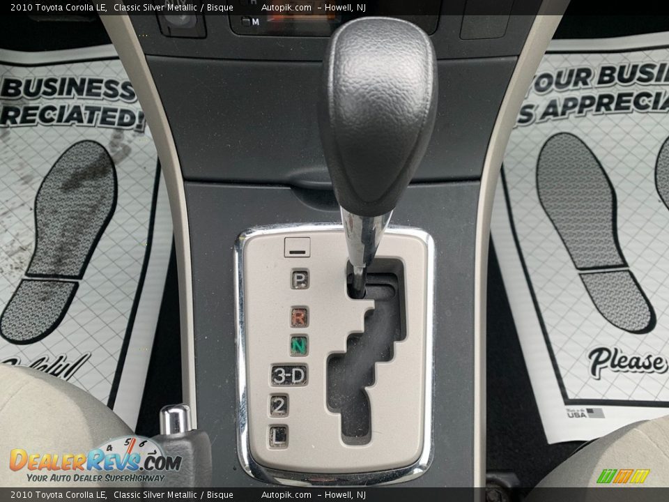 2010 Toyota Corolla LE Classic Silver Metallic / Bisque Photo #18