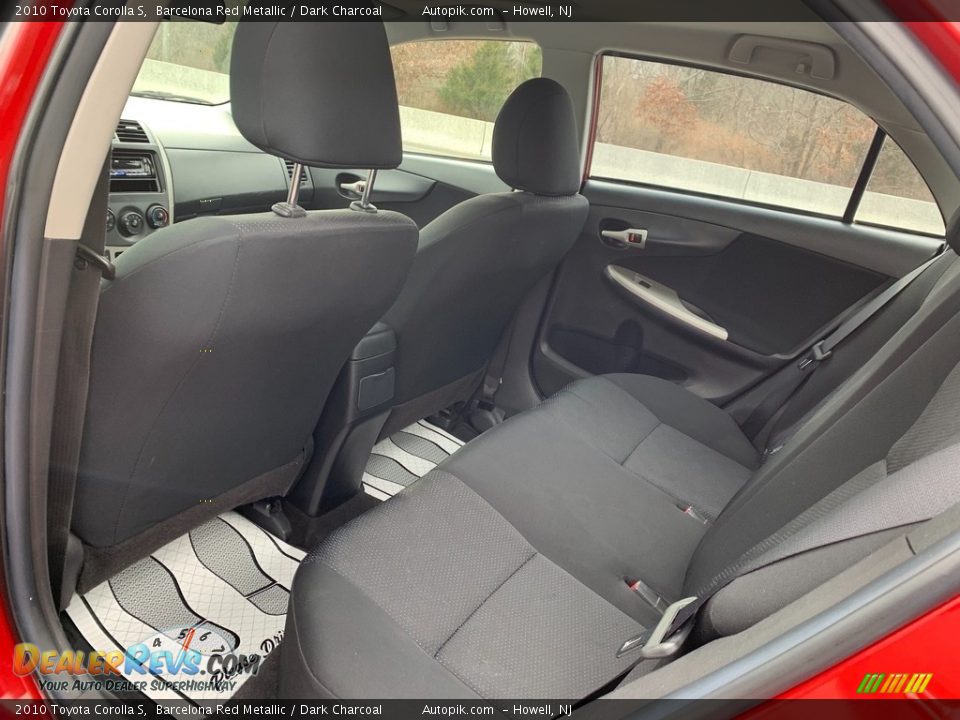 2010 Toyota Corolla S Barcelona Red Metallic / Dark Charcoal Photo #12