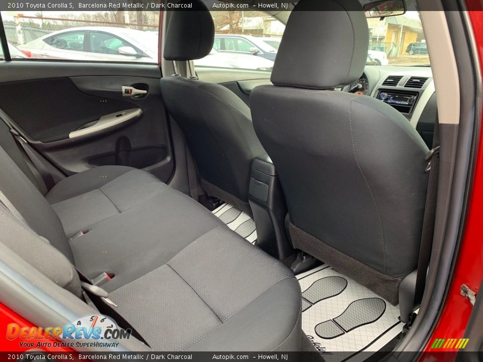 2010 Toyota Corolla S Barcelona Red Metallic / Dark Charcoal Photo #13