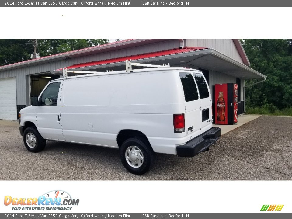 2014 Ford E-Series Van E350 Cargo Van Oxford White / Medium Flint Photo #3