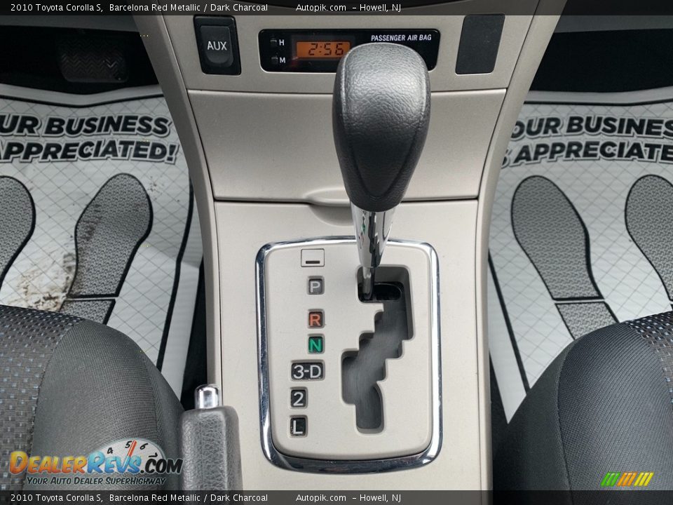 2010 Toyota Corolla S Barcelona Red Metallic / Dark Charcoal Photo #19