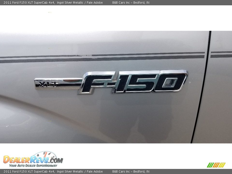 2011 Ford F150 XLT SuperCab 4x4 Ingot Silver Metallic / Pale Adobe Photo #11