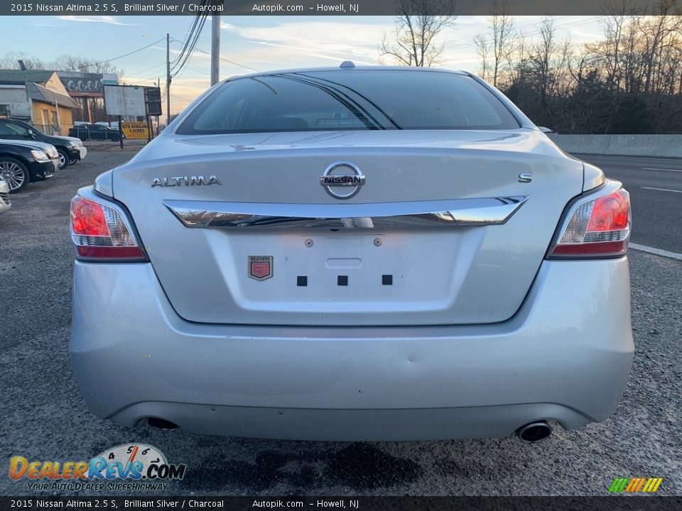 2015 Nissan Altima 2.5 S Brilliant Silver / Charcoal Photo #4