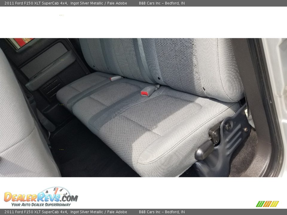 2011 Ford F150 XLT SuperCab 4x4 Ingot Silver Metallic / Pale Adobe Photo #19