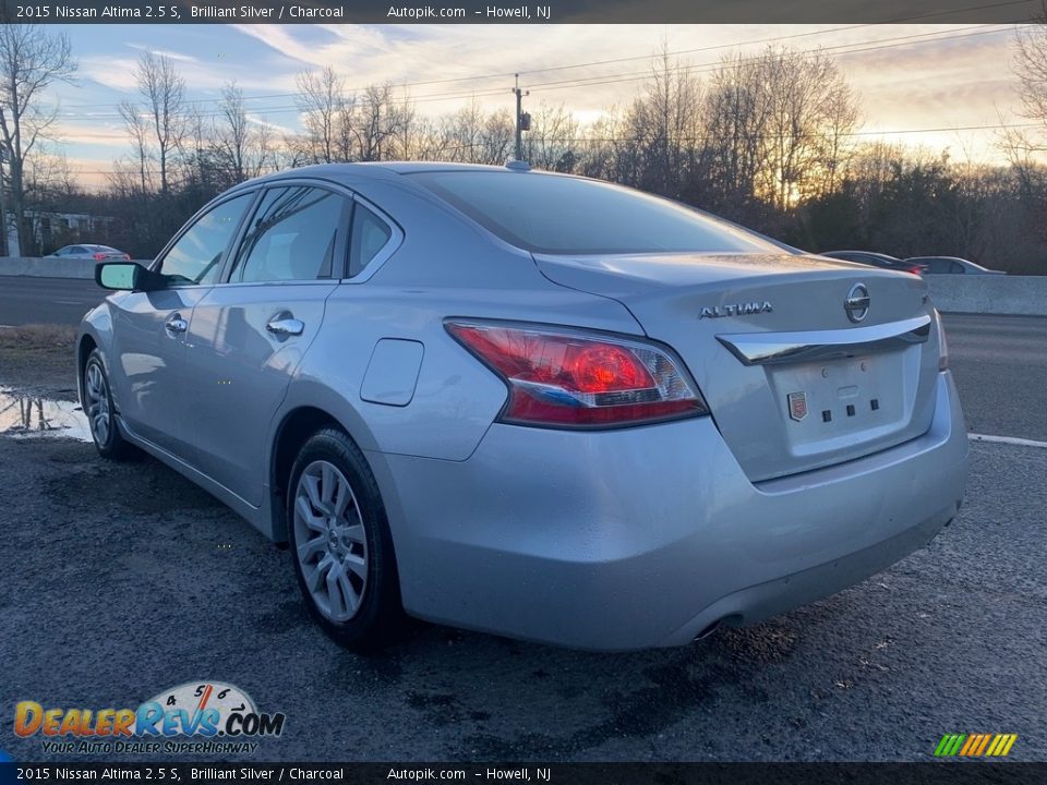 2015 Nissan Altima 2.5 S Brilliant Silver / Charcoal Photo #5