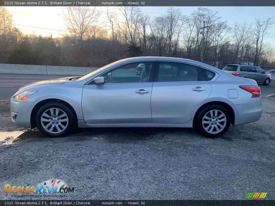 2015 Nissan Altima 2.5 S Brilliant Silver / Charcoal Photo #6