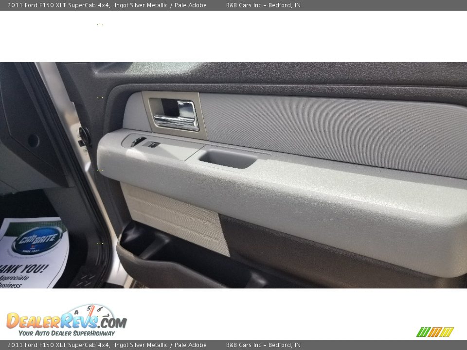 2011 Ford F150 XLT SuperCab 4x4 Ingot Silver Metallic / Pale Adobe Photo #22
