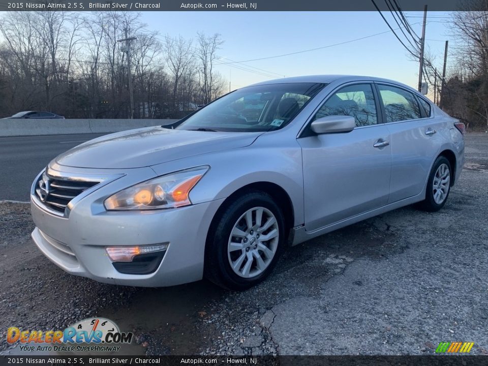 2015 Nissan Altima 2.5 S Brilliant Silver / Charcoal Photo #7