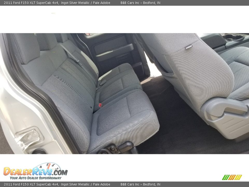 2011 Ford F150 XLT SuperCab 4x4 Ingot Silver Metallic / Pale Adobe Photo #23