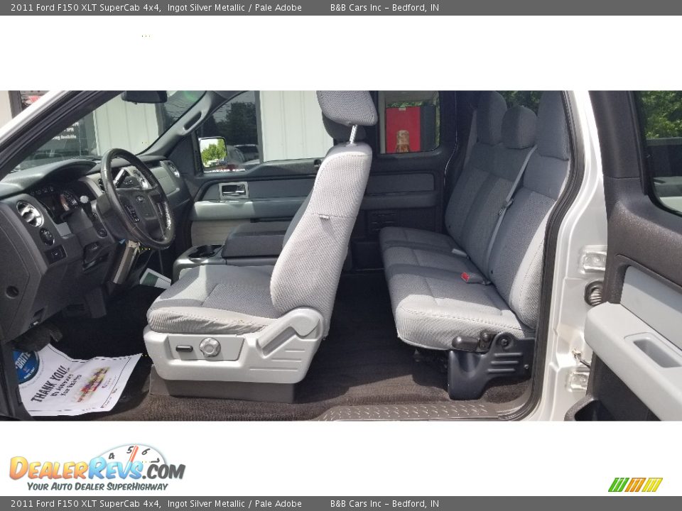 2011 Ford F150 XLT SuperCab 4x4 Ingot Silver Metallic / Pale Adobe Photo #25