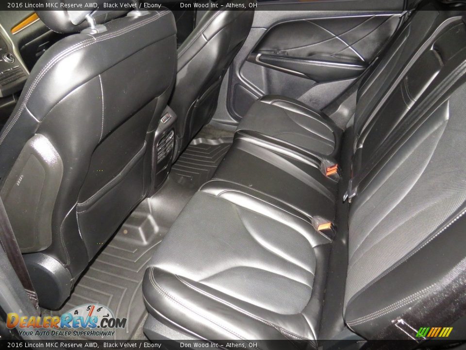 2016 Lincoln MKC Reserve AWD Black Velvet / Ebony Photo #24