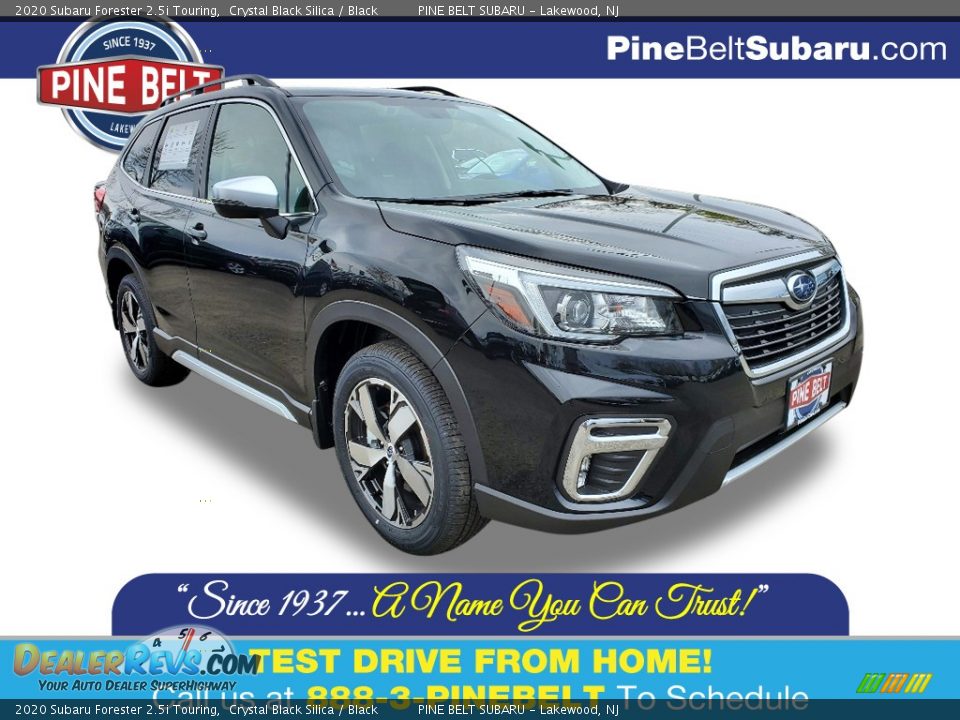 2020 Subaru Forester 2.5i Touring Crystal Black Silica / Black Photo #1