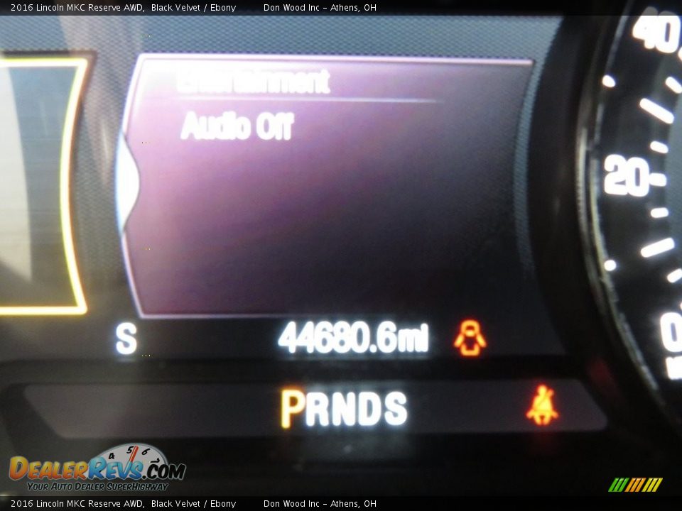 2016 Lincoln MKC Reserve AWD Black Velvet / Ebony Photo #31