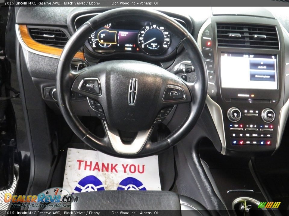 2016 Lincoln MKC Reserve AWD Black Velvet / Ebony Photo #32