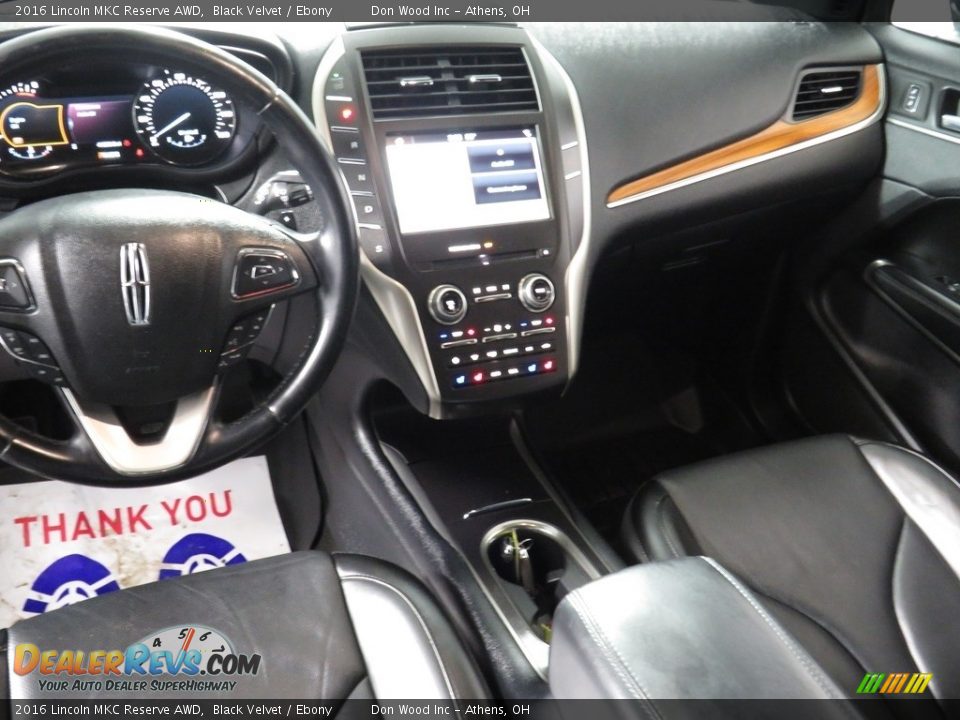 2016 Lincoln MKC Reserve AWD Black Velvet / Ebony Photo #33