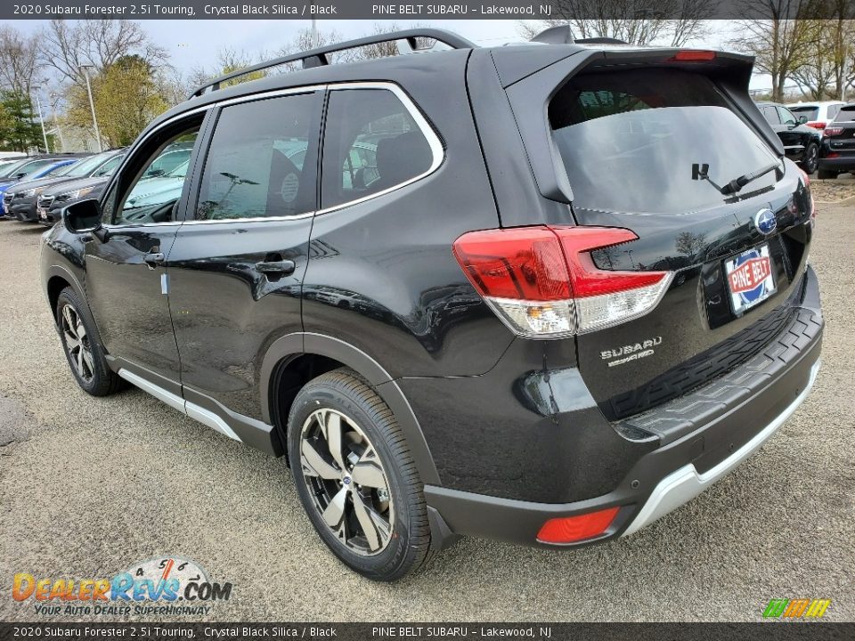 2020 Subaru Forester 2.5i Touring Crystal Black Silica / Black Photo #6