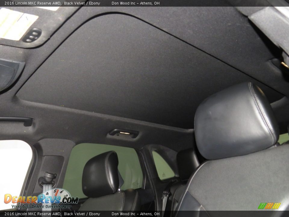 2016 Lincoln MKC Reserve AWD Black Velvet / Ebony Photo #34