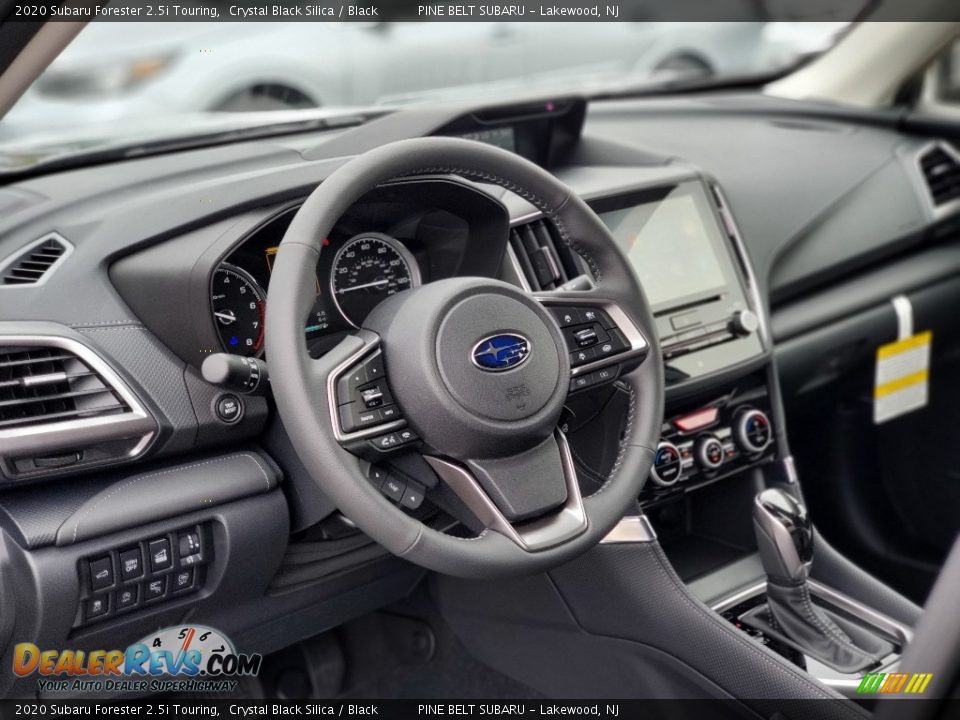 2020 Subaru Forester 2.5i Touring Crystal Black Silica / Black Photo #10