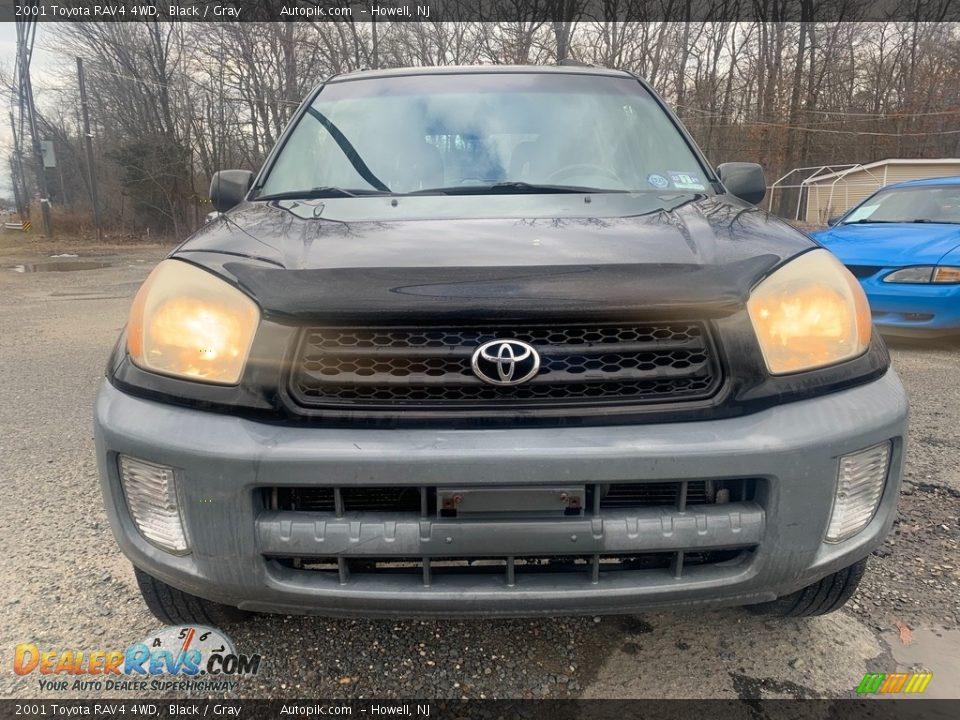 2001 Toyota RAV4 4WD Black / Gray Photo #7