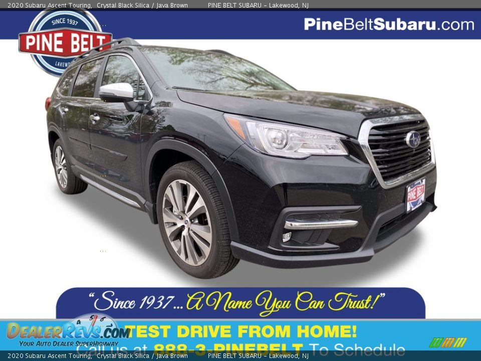 2020 Subaru Ascent Touring Crystal Black Silica / Java Brown Photo #1