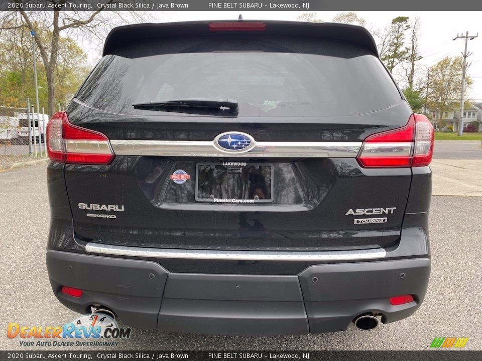 2020 Subaru Ascent Touring Crystal Black Silica / Java Brown Photo #6
