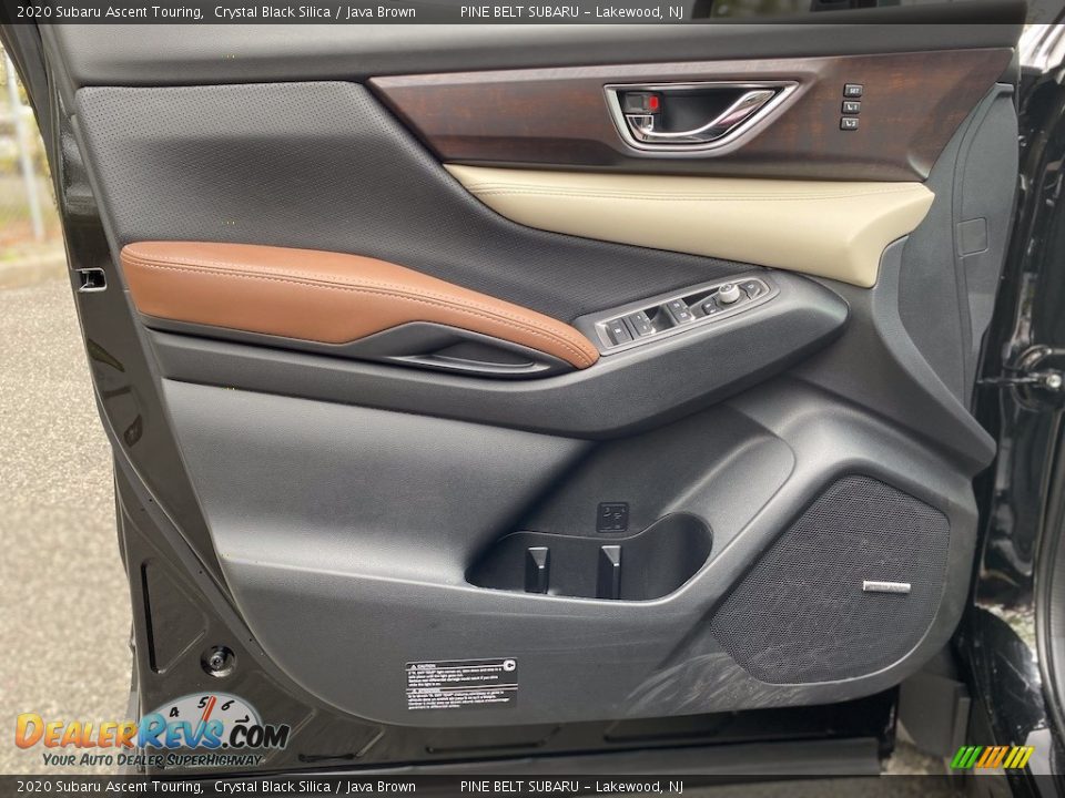 2020 Subaru Ascent Touring Crystal Black Silica / Java Brown Photo #9