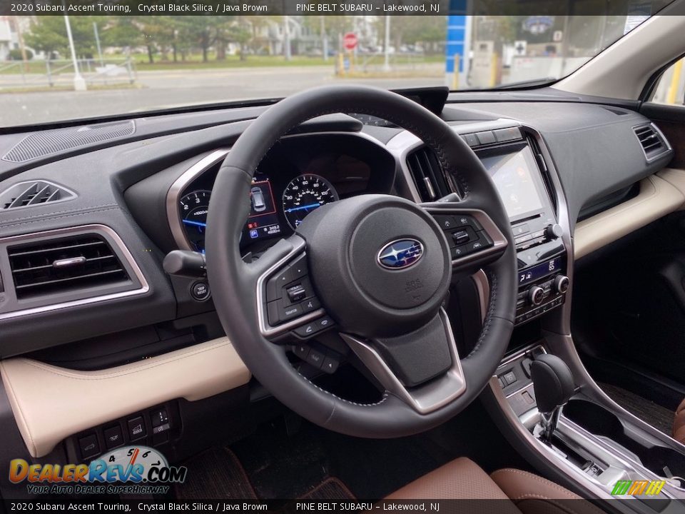 2020 Subaru Ascent Touring Crystal Black Silica / Java Brown Photo #10