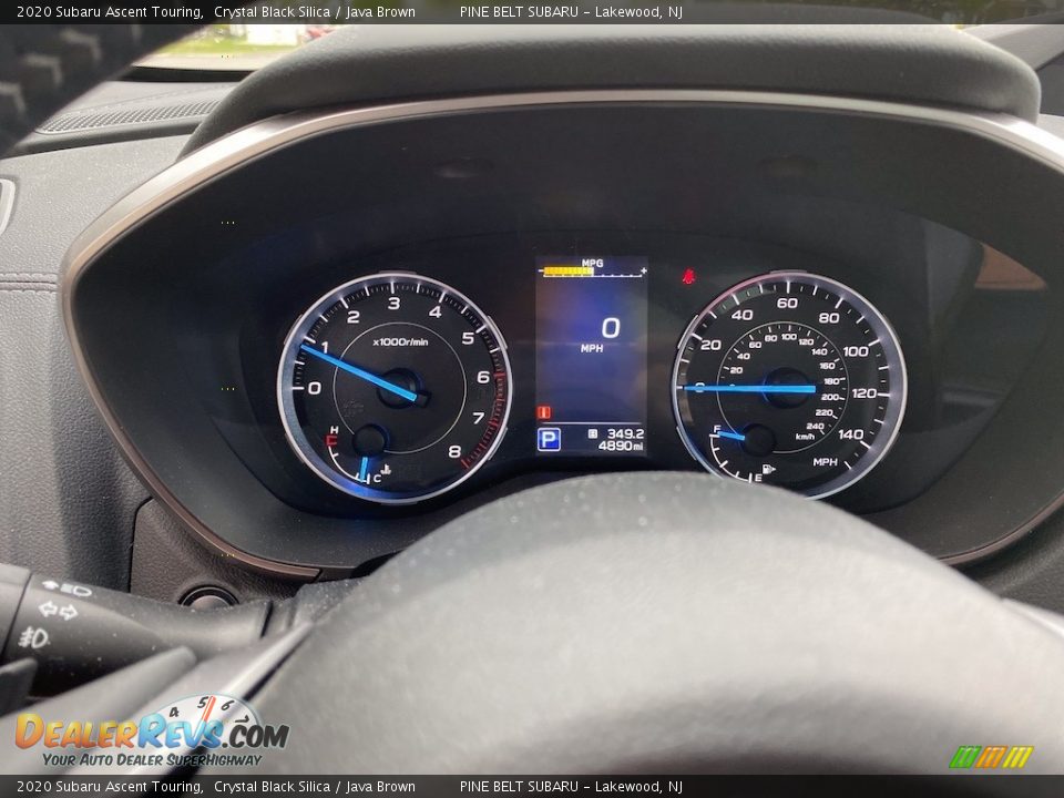 2020 Subaru Ascent Touring Crystal Black Silica / Java Brown Photo #13