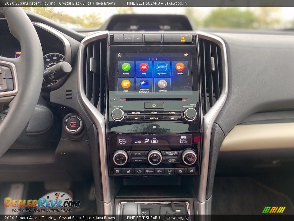 2020 Subaru Ascent Touring Crystal Black Silica / Java Brown Photo #14