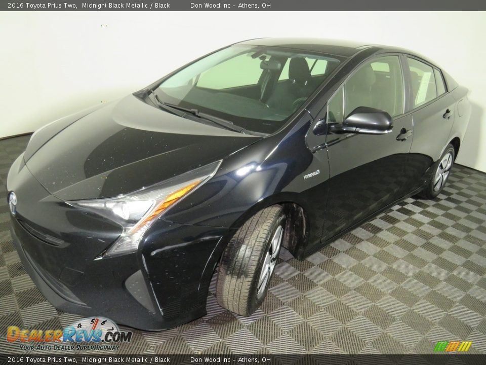 2016 Toyota Prius Two Midnight Black Metallic / Black Photo #7
