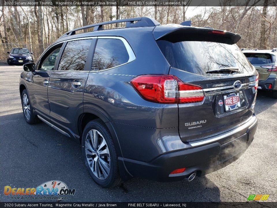 2020 Subaru Ascent Touring Magnetite Gray Metallic / Java Brown Photo #6