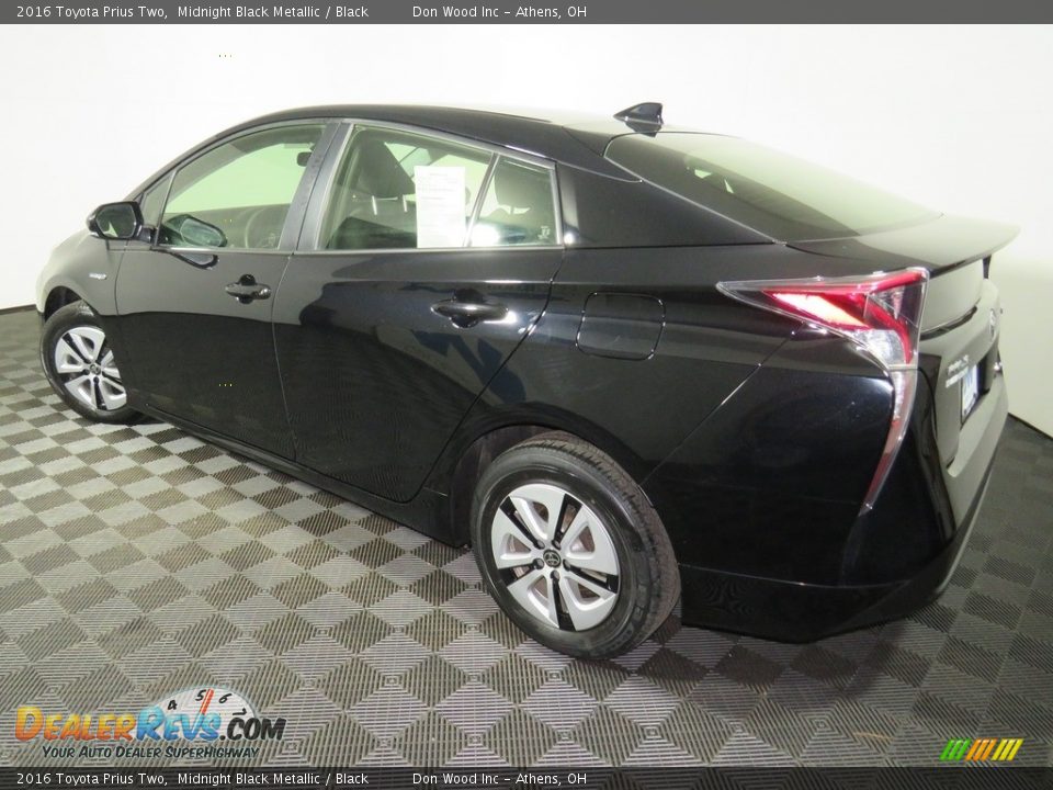 2016 Toyota Prius Two Midnight Black Metallic / Black Photo #9