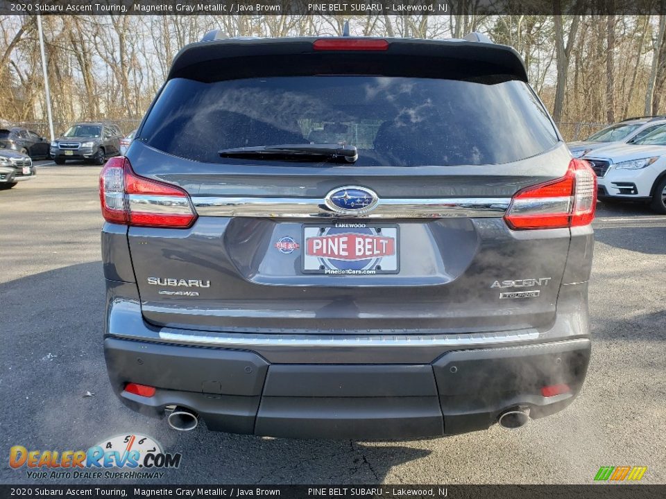 2020 Subaru Ascent Touring Magnetite Gray Metallic / Java Brown Photo #7