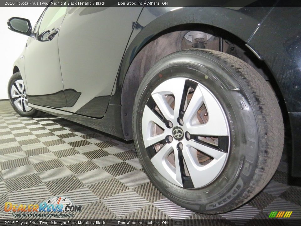 2016 Toyota Prius Two Midnight Black Metallic / Black Photo #10