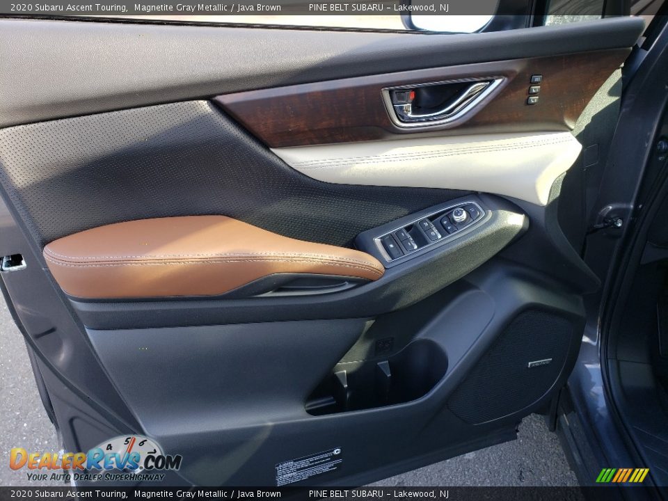 2020 Subaru Ascent Touring Magnetite Gray Metallic / Java Brown Photo #10