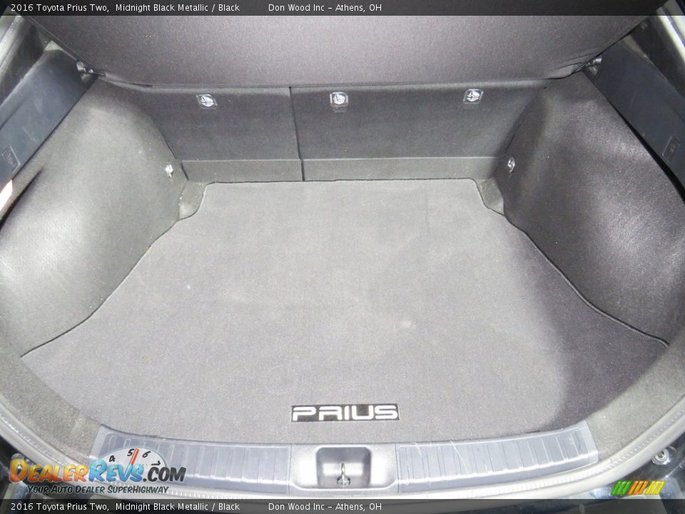 2016 Toyota Prius Two Midnight Black Metallic / Black Photo #13