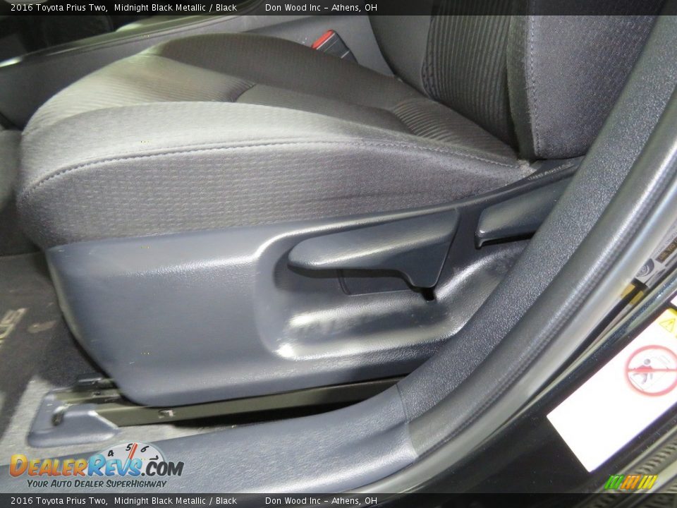 2016 Toyota Prius Two Midnight Black Metallic / Black Photo #18