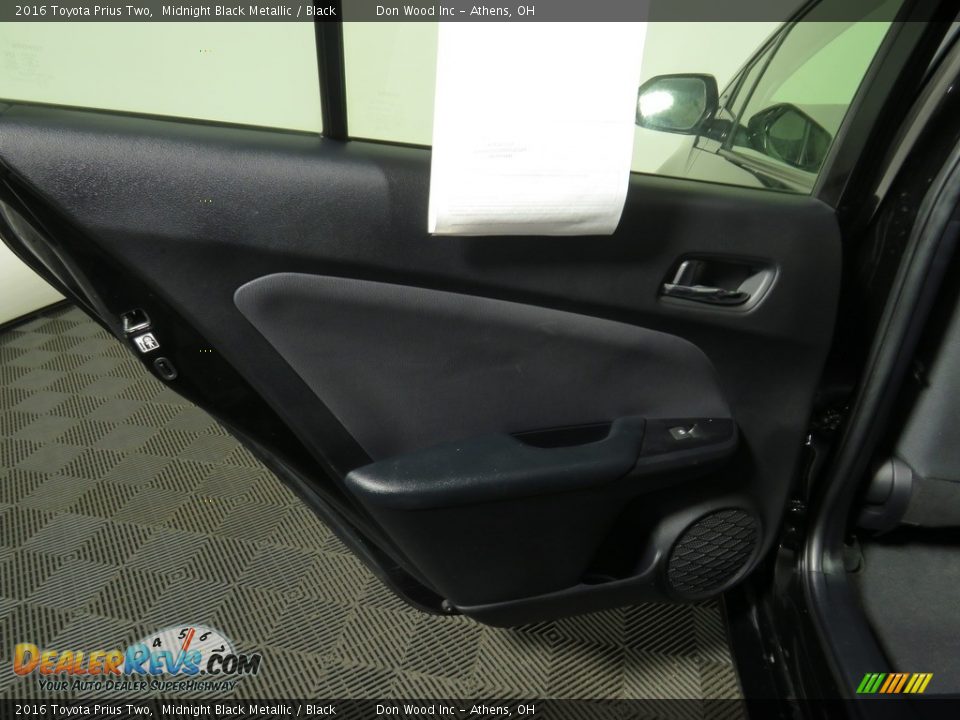 2016 Toyota Prius Two Midnight Black Metallic / Black Photo #21