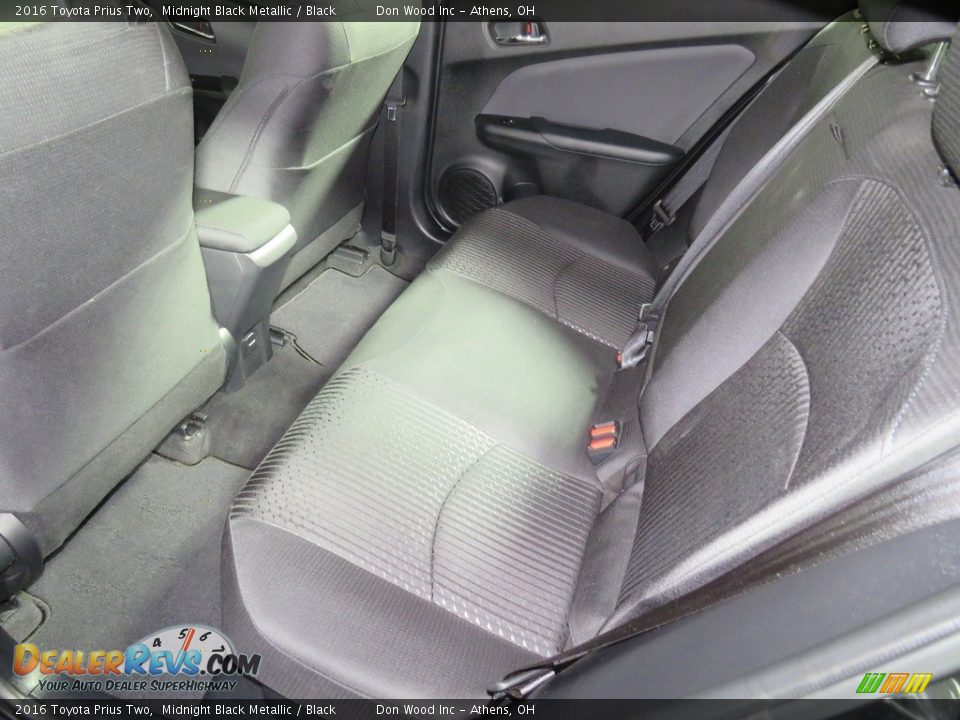 2016 Toyota Prius Two Midnight Black Metallic / Black Photo #22