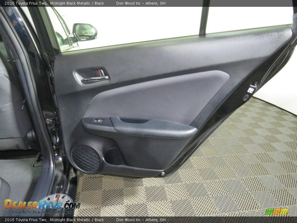 2016 Toyota Prius Two Midnight Black Metallic / Black Photo #23
