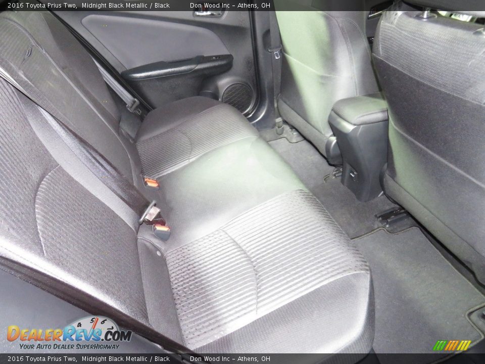2016 Toyota Prius Two Midnight Black Metallic / Black Photo #24
