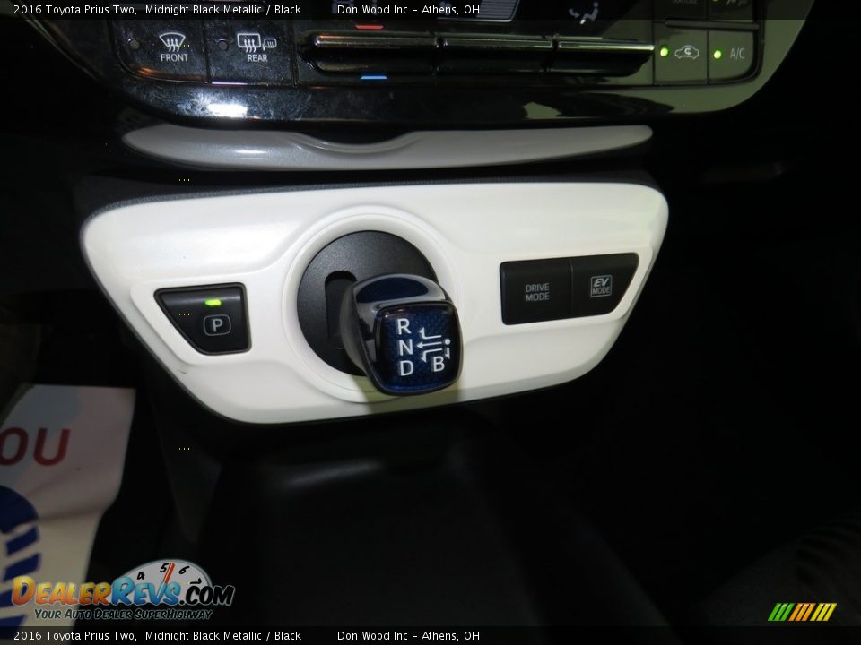 2016 Toyota Prius Two Midnight Black Metallic / Black Photo #33