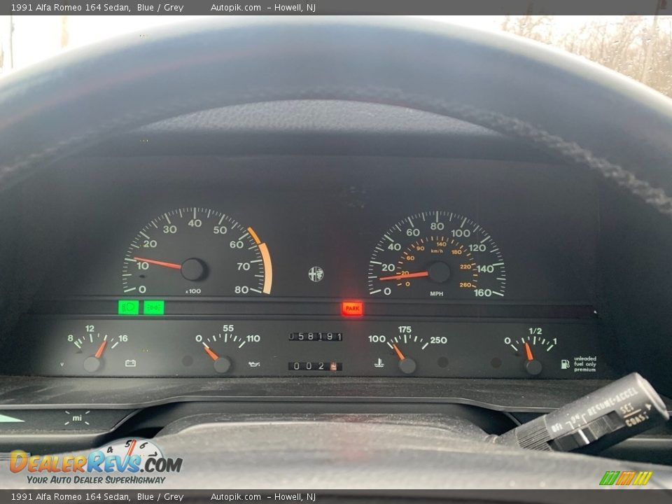 1991 Alfa Romeo 164 Sedan Gauges Photo #21