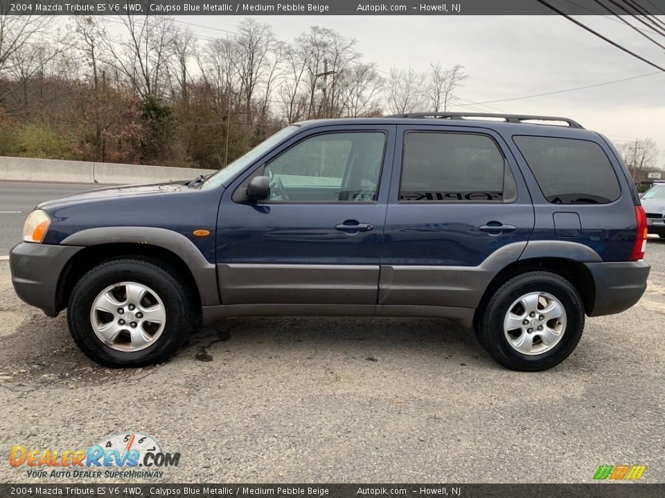 Calypso Blue Metallic 2004 Mazda Tribute ES V6 4WD Photo #6