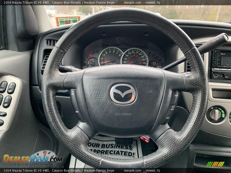 2004 Mazda Tribute ES V6 4WD Steering Wheel Photo #17