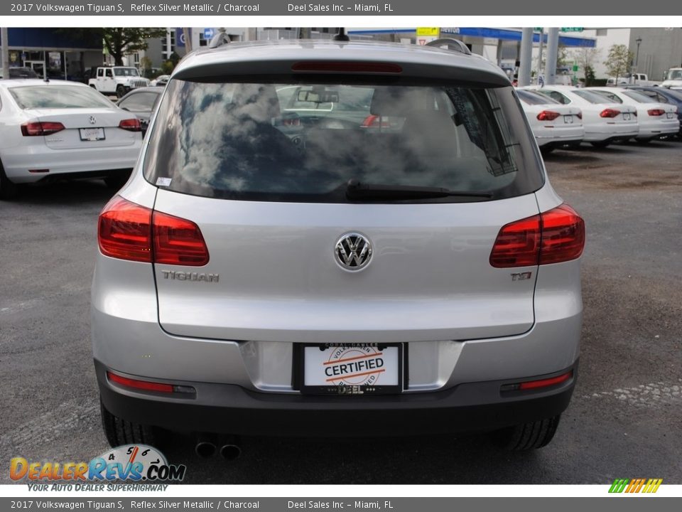2017 Volkswagen Tiguan S Reflex Silver Metallic / Charcoal Photo #8