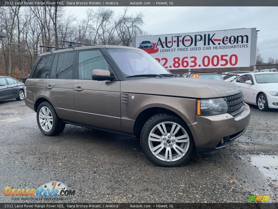 2012 Land Rover Range Rover HSE Nara Bronze Metallic / Arabica Photo #1