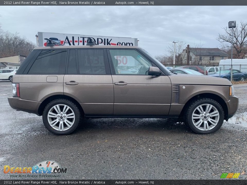 2012 Land Rover Range Rover HSE Nara Bronze Metallic / Arabica Photo #2